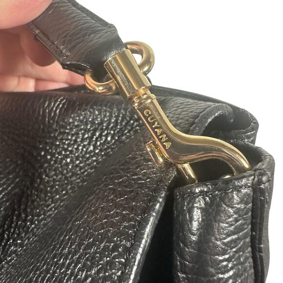 Cuyana Black Pebbled Leather Convertible Backpack Tote 13” original design - Picture 6 of 13